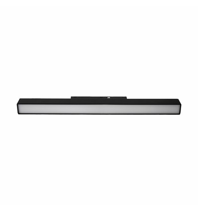 30cm 15W SYSTEM SHIFT BASIC LINE S railspot - 48V, 4000K, 110lm/W, 100 graden, zwart, IP20