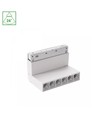 6W SHIFT Basic Grid XS Verstelbaar Lineair Armatuur - 11cm, 2700K, Wit