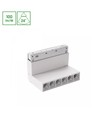 6W SYSTEM SHIFT BASIC GRID XS railspot, 48V - 4000K, wit, 24 graden, verstelbaar, 48V railsysteem