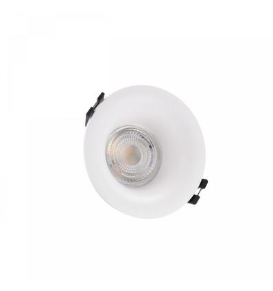 GU10 inbouwspot Fiale V Basic - Ø8,6cm, wit, rond, IP20, zonder lichtbron