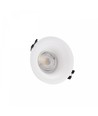 GU10 inbouwspot Fiale V Basic - Ø8,6cm, wit, rond, IP20, zonder lichtbron