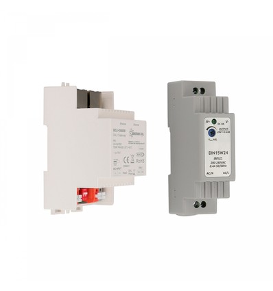 Draadloze Tuya - DALI Gateway - Spectrum, Voeding 24V DIN