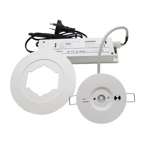 3W LED noodverlichting spot voor plafond - Gat: Ø7,5-12,5 cm, 3 uur batterij, wit