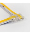 L-verbinder voor enkelkleurige LED-strips - 10mm breed, 12V / 24V, COB