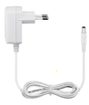 LED loeplamp met flexibele hals 6W - Wit, bureaulamp, klem en voet