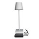 LED tafellamp incl. draadloos opladen - Wit, IP54 Binnen/buiten, touch dimbaar