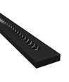 40W RA90 Plank kantoorarmatuur - Zwart, 120cm, CCT, UGR16