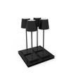 Oplaadstation voor draadloze oplaadbare tafellampen - 4 plaatsen, draadloos opladen