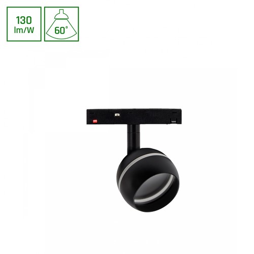 10W SYSTEM SHIFT BASIC GLOBE RING - 48V, 130lm/W, neutraal wit, 90x150 mm, incl. 120cm draad