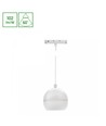10W SHIFT BASIC GLOBE RING PENDANT railspot, 48V - 1020lm, 2700K, wit, IP20, incl. lichtbron