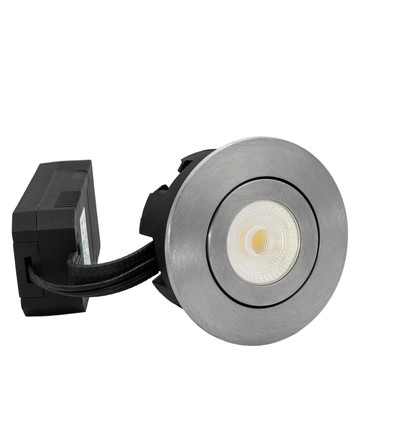 Outlet: SUNS 6,5W Low profile inbouwspot - DimTone, RA95, Geborsteld staal