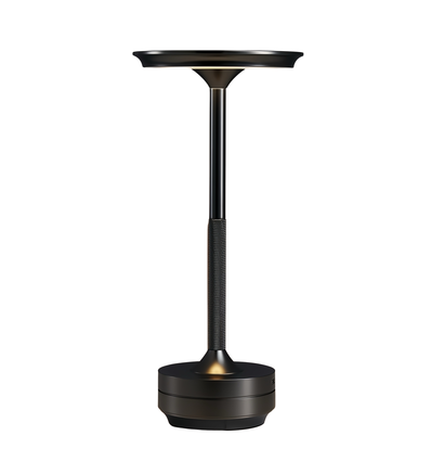 Oplaadbare LED tafellamp - Zwart, touch dimbaar, CCT, IP20