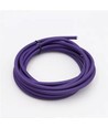 5m Stofkabel 2x0,75 mm², textiel - 230V, Paars