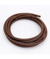 5m Stofkabel 2x0,75 mm², textiel - 230V, Koffiekleurig