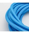 5m Stoffen kabel 2x0,75 mm², textiel - 230V, Lichtblauw