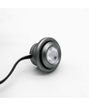 1W Ø2,9cm SPOT29 meubelspot inbouw RA90 - 12V DC, Zaagmaat: Ø2 cm, Afmetingen: Ø2,9 cm, Geborsteld staal