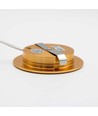 2,7W Ø6,8cm Reco68 meubelspot inbouw RA92 - 12V DC, Gat: Ø5,5 cm, Afmetingen: Ø6,8 cm, Goud