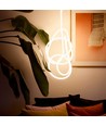 10m Neon Flex Tube voor interieur - 230V, warm wit, D16 Neon complete set