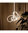 10m Neon Flex Tube voor interieur - 230V, warm wit, D16 Neon complete set