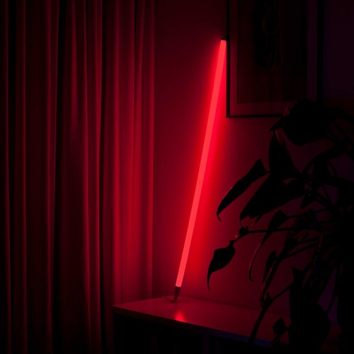 120cm Neon Tube LED Rood - Designbuis, incl. snoer