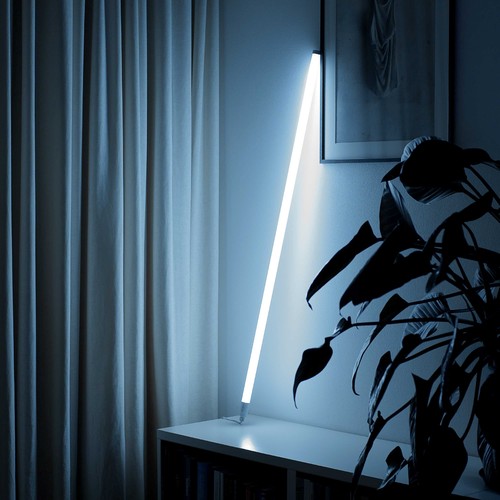 120cm Neon Tube LED, Koud wit - Designbuis, regelbare helderheid, incl. snoer