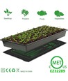 Warmtemat voor vensterbank - 8W, voor het voorzaaien van zaden, 10 x 52,5 cm, 1,8 meter snoer