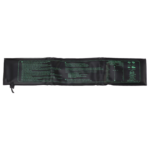 Warmtemat voor vensterbank - 8W, voor het voorzaaien van zaden, 10 x 52,5 cm, 1,8 meter snoer