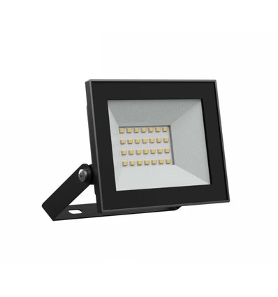 20W breedstraler - IP65, zwart, werklamp