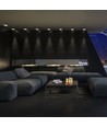 GU10 inbouwspot in gips, vierkant - Wit, 120x120mm, diep model, IP20, zonder lichtbron