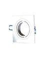 GU10/MR16 Vierkante downlight - Zonder lichtbron, Zaagmaat: 7,5x7,5 cm, afmetingen: 9,1x9,1 cm