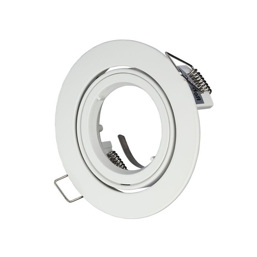 MR16/GU10 Downlight-set - Zonder lichtbron, wit, zaagmaat: Ø8,5 cm, afmetingen: Ø9,5 cm