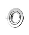 GU10 inbouwspot, rond - Roestvrij staal, verstelbaar, gat: Ø7,4 cm, IP20