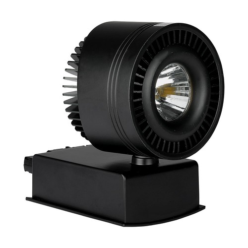 33W LED COB railspot, RA95 - Zwart, 1800lm, koud wit
