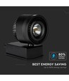 33W LED COB railspot, RA95 - Zwart, 1800lm, koud wit