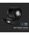 45W LED railspot, RA95 - 25 graden, zwart, COB LED