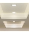 6W 12x12cm LED inbouwpanel - Zaagmaat: 11x11 cm, Afmetingen: 12x12 cm