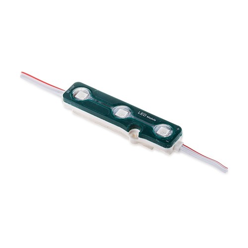 Blauwe LED module, 0,72W, 12V - IP67 waterdicht, 5050 SMD chip, 66lm