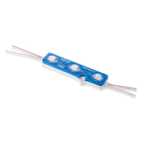0,72W Groene LED module - 12V, IP67 waterdicht, 3 SMD chips