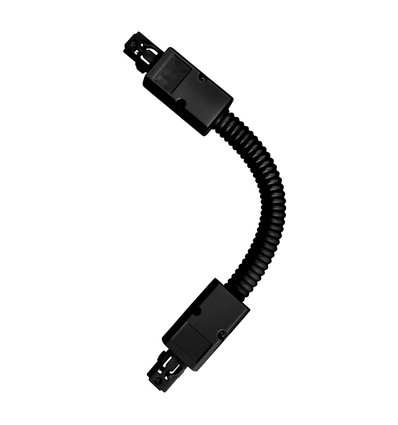 3-fasen flexibele verbinder - Voor spanningsrails, zwart