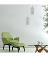 E27 hanglamp in mat wit metaal - Ø13cm, 1 meter snoer, IP20 binnen, 5 jaar garantie