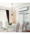 Ø18cm pendellamp van beton - E27 fitting, max 60W, 1m snoer, IP20 binnen