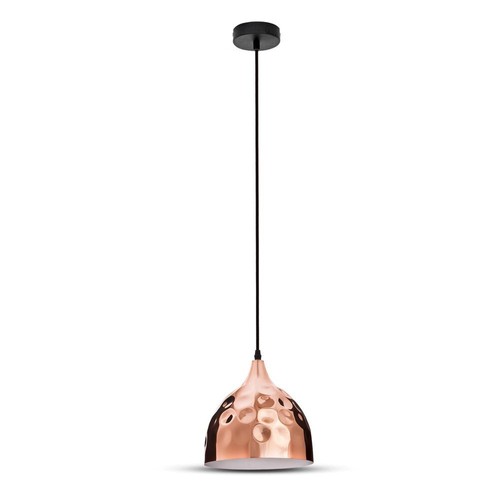 E27 pendelophanging in koper, Ø23cm - Max 60W, zonder lichtbron