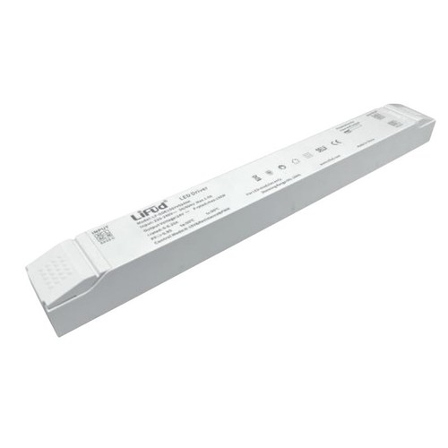Lifud 75W DALI dimbare voeding - 24V DC, 3,125A, DALI-interface + push dim, flikkervrij, IP20