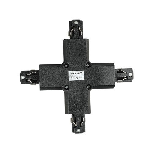 X-connector voor rails - Zwart
