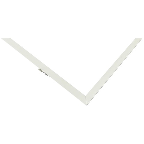 Inbouwframe voor 120x60 LED-paneel - Nieuw model, past op Troldtekt zonder aanpassing, witte rand