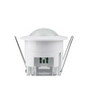 PIR plafondsensor voor inbouw - 360°, max 300W LED, wit, IP20, instelbare tijd en lichtsterkte