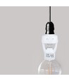 E27 fitting met 360° infrarood bewegingssensor - Max 60W, bereik tot 6m, binnen/buiten