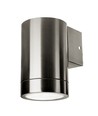 GU10 wandlamp met neerwaarts licht - IP44 buiten, roestvrij staal, zonder lichtbron