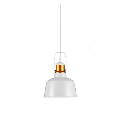 Aluminium kap hanglamp - wit, E27