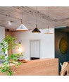 Boomtop IJzeren Hanglamp - Wit, E27